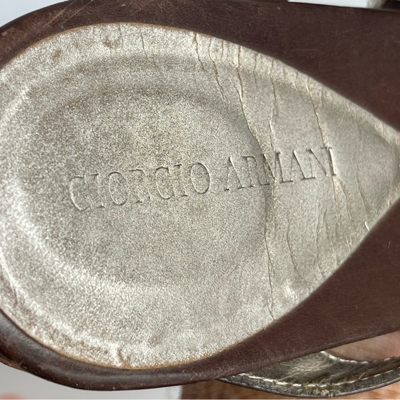 Giorgio Armani Tassel Calf Hair Sandals 38 US (7.5) - Picture 11 of 12